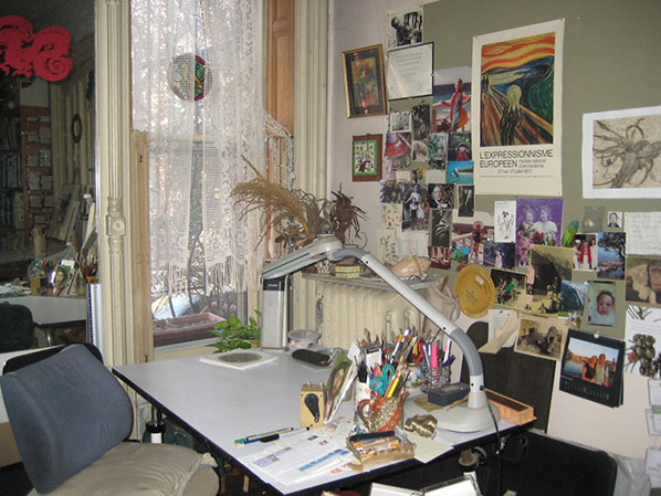 Monika de Vries Gohlke's studio