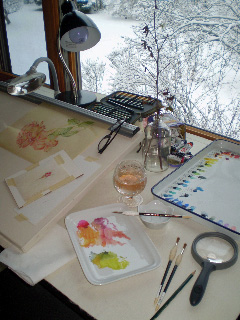 Denise Walser-Kolar's studio.