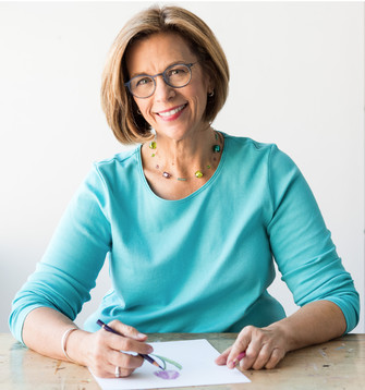 Photo of Susan Rubin in the studio.