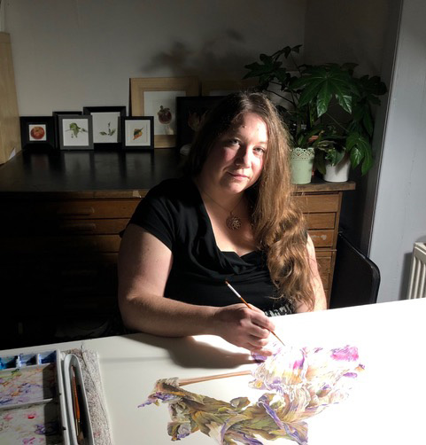 Victoria Braithwaite in her studio